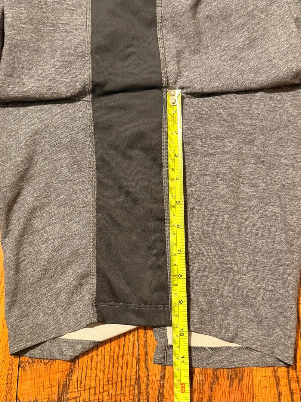 Lululemon T.H.E Shorts Men L Heather Gray Gym 10” Training Running Performance
